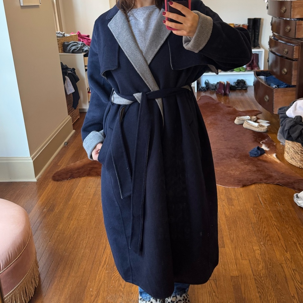 J.Crew Harriet double faced trench